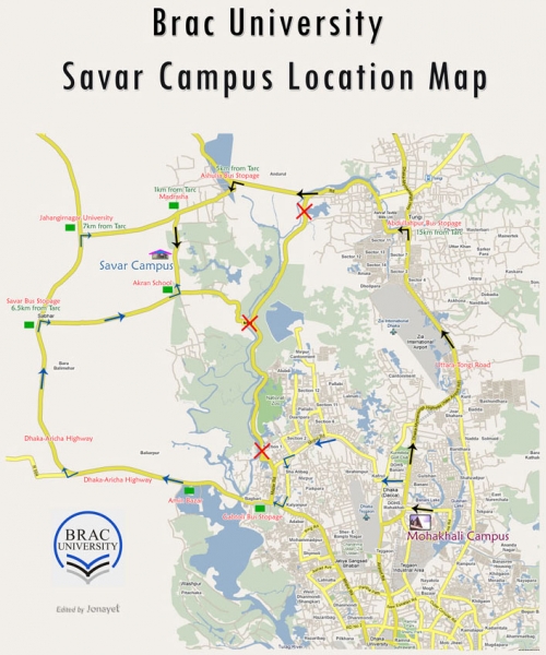 Residential Campus Location Map